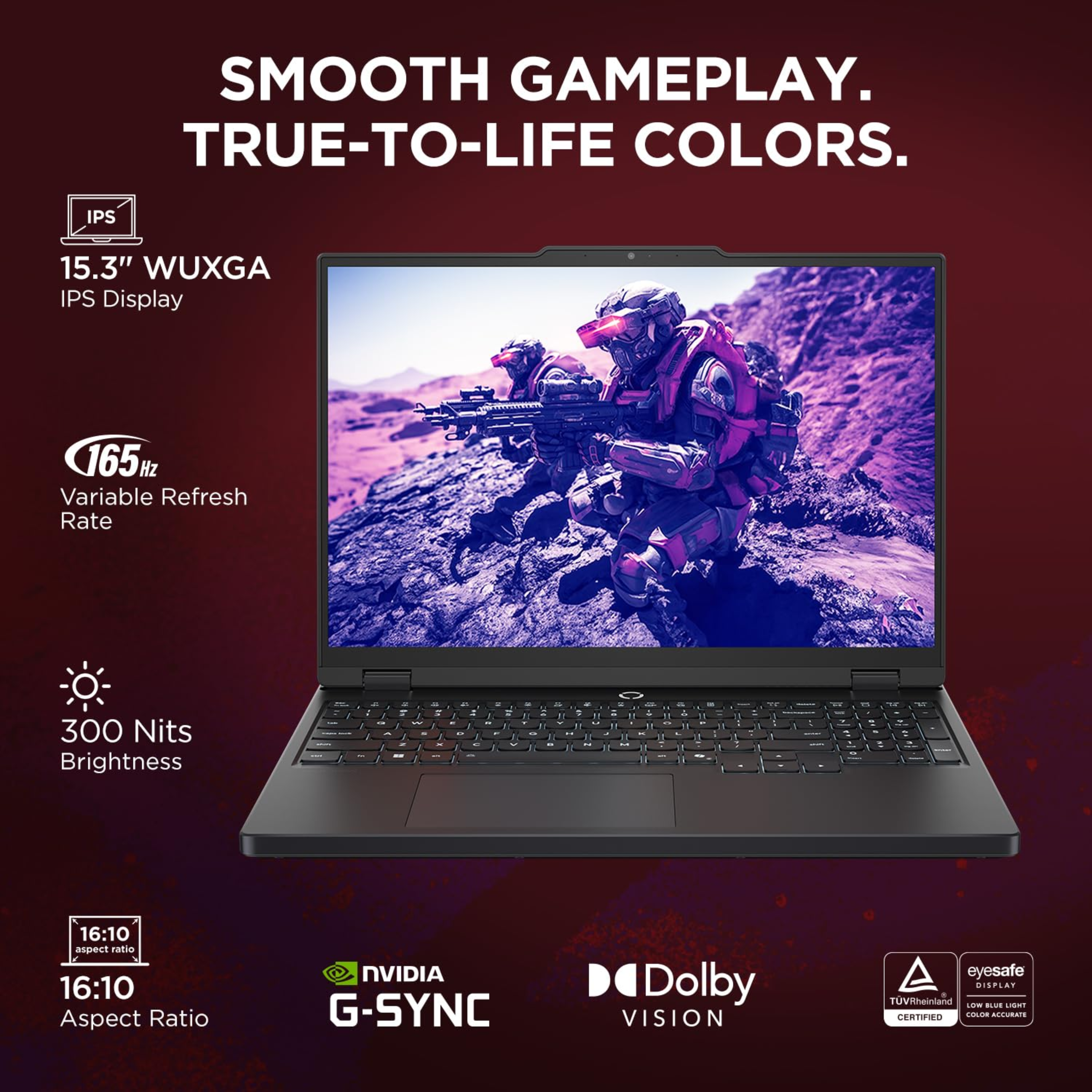 Lenovo Legion 5 2025 AI Powered Gaming Laptop 15.3" WUXGA IPS 165Hz - AMD Ryzen 7 260, NVIDIA GeForce RTX 5060 8GB, 16GB RAM, 1TB SSD, Win 11, Office 2024 + AI Now (Black, 2.5kg, 83M00074IN)