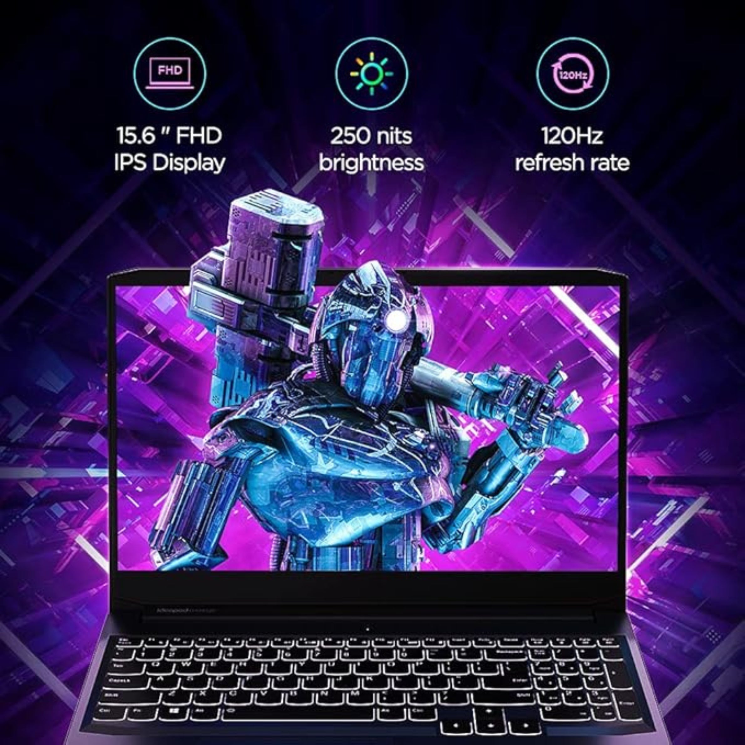 Lenovo IdeaPad Gaming 3i Ryzen 5 5600H 8GB RAM/512 SSD 15.6 FHD-120Hz,250 nits 82K2022YIN