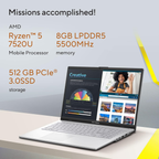 ASUS Vivobook Go 15 15.6" Full HD Thin & Light Laptop - AMD Ryzen 5 7520U, AMD Radeon Graphics, 8GB RAM, 512GB SSD, Windows 11 Home, Office Home 2024 & Microsoft 365 Basic (Cool Silver, 1.63kg, E1504FA-NJ132WS)