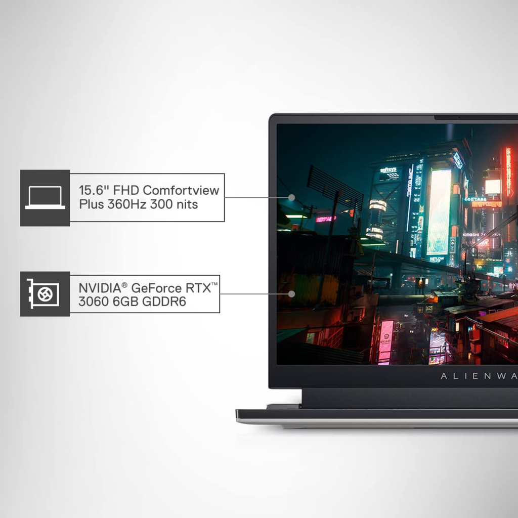 Dell Alienware x15 R1 Gaming Laptop | Intel Core i7-11800H | 16GB RAM | 1TB SSD | NVIDIA GeForce RTX 3060 6GB | 15.6" FHD | Windows 11