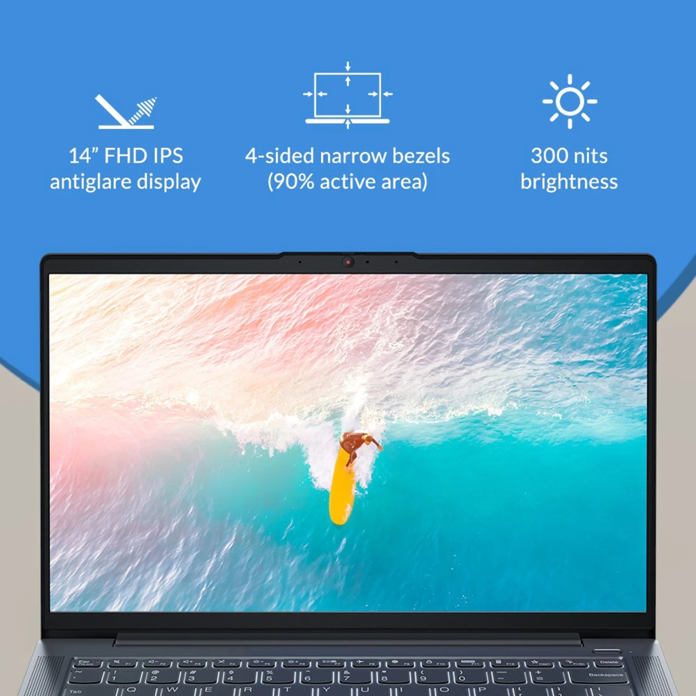 Lenovo SLIM 5 Ryzen 7 5700U 8GB RAM/512 SSD 14" FHD 82LM009AIN