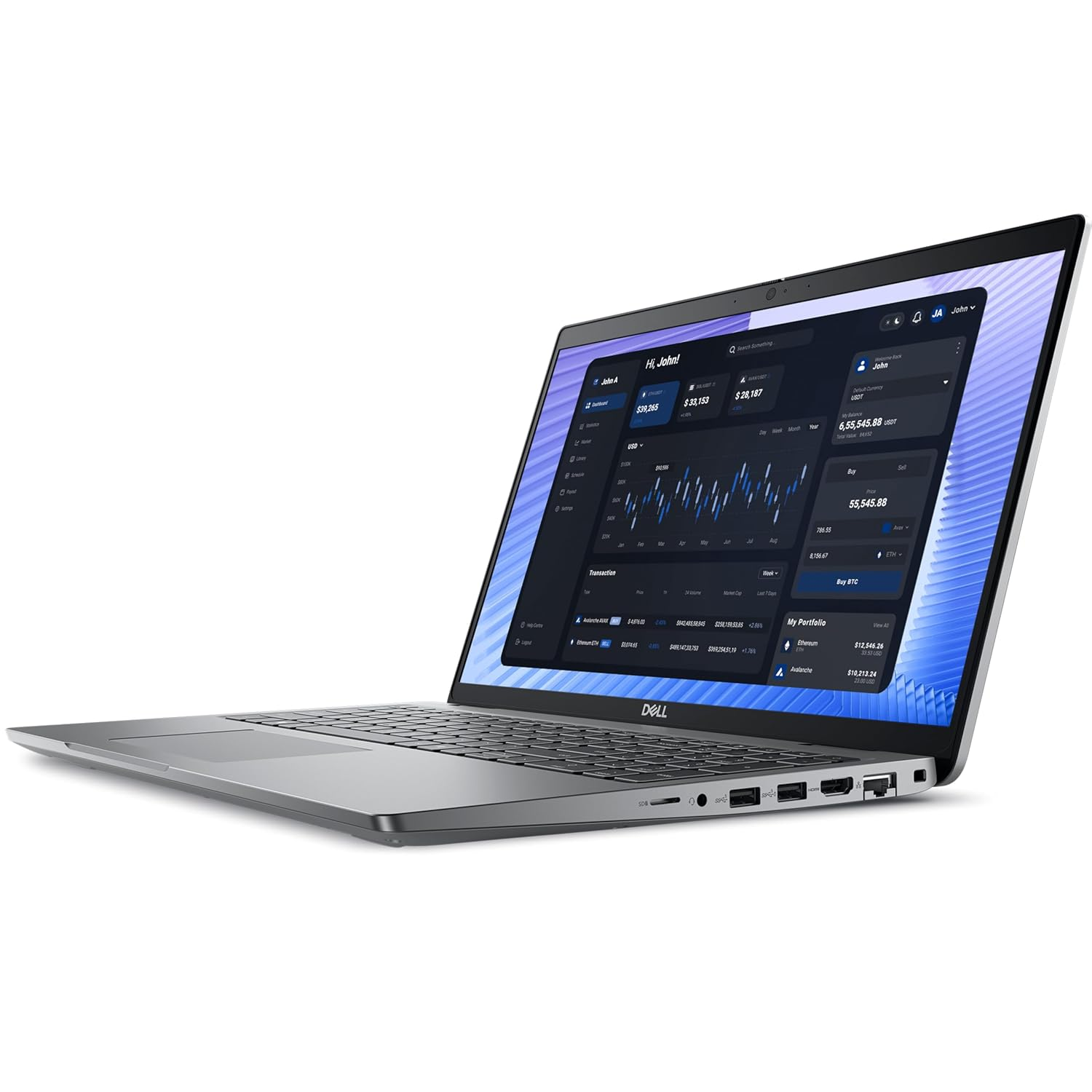 Dell Precision 3590 Mobile Workstation Laptop | Intel Core Ultra 7 155H | 64GB DDR5 RAM | 2TB PCIe SSD | Intel Arc Graphics | 15.6" FHD | Windows 11 Pro