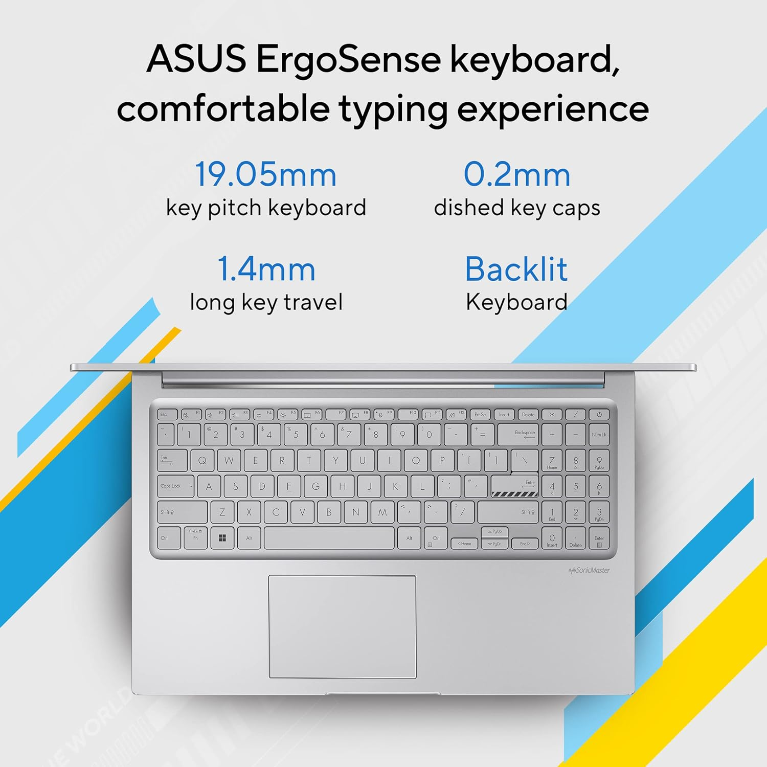 ASUS Vivobook 14 X1404VA-EB321WS 14" FHD Laptop (Intel Core i3-1315U / 8GB RAM / 512GB SSD / Windows 11 / MS Office / Backlit Keyboard / Cool Silver)