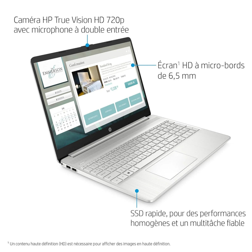 HP Eq-1550Au RIZEN-3 3250u 8 GB RAM/512 SSD 15.6"