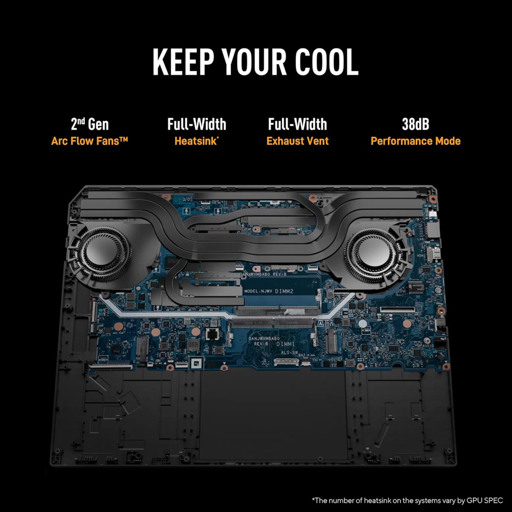 ASUS TUF Gaming F16 (2024) 16.0" FHD+ 165Hz Gaming Laptop - 14th Gen Intel Core i7-14650HX, NVIDIA GeForce RTX 4060 8GB GDDR6 (115W TGP), 16GB RAM, 1TB SSD, 90WHrs Battery, Windows 11 Home, Office 2024 & Microsoft 365 Basic