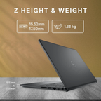 Dell Vostro 15 3520 (AGEINGVN3520CYGGW001ORB1) 15.6" FHD Laptop (Intel Core i5 12th Gen / 16GB RAM / 512GB SSD / Windows 11 / MS Office 2021 / Carbon Black)