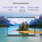 ASUS Vivobook 16 Copilot+ AI Laptop 16.0" FHD+ - Snapdragon X Series, Qualcomm Adreno iGPU (45 TOPS), 16GB RAM, 512GB SSD, Backlit Keyboard, Windows 11 Home, Office Home 2024 & Microsoft 365 Basic (Cool Silver, 1.88kg, X1607QA-MB050WS)