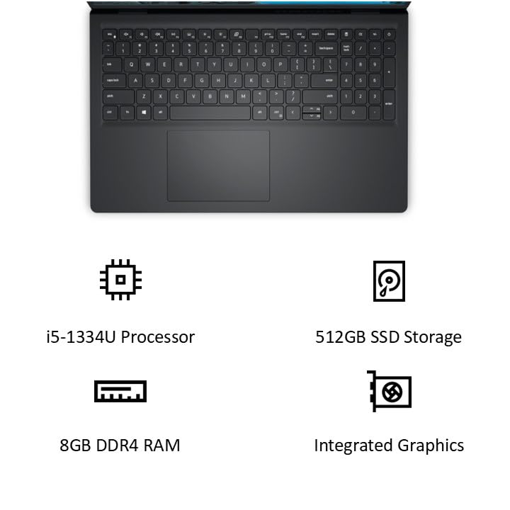 DELL INSPIRON (OIN353034011RINS1M) 3530 I5 13TH GEN 8GB/512 SSD 15.6" FHD BACKLIT KEYBORAD LAPTOP