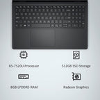 DELL INSPIRON ( IN3535FK4GX001ORB1)  3535 RYZEN5 7520U 8GB/512GB  15.6" FHD LAPTOP