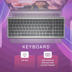 Dell 15 SmartChoice Laptop | Intel Core i5-1334U 13th Gen | 16GB RAM | 1TB SSD | 15.6" FHD Display | Windows 11 | MS Office 2024 | Backlit Keyboard | Silver
