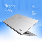 Acer Aspire One 14" WXGA Thin and Light Laptop - AMD Ryzen 5, 8GB LPDDR5 RAM, 512GB SSD, Windows 11 Home, HD Camera (Pure Silver, 1.48kg, A114-43)