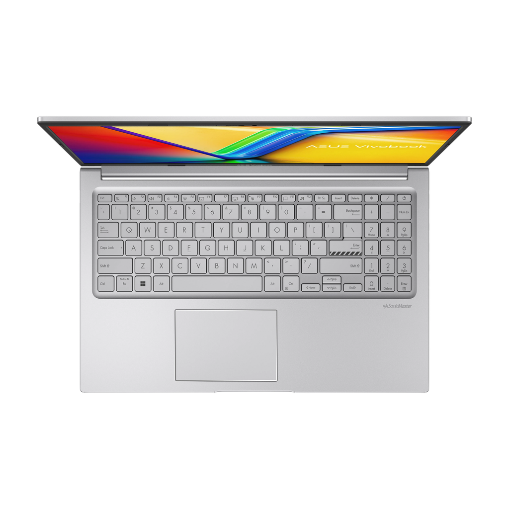 ASUS Vivobook 15 X1504VA-D5321WS 15.6" FHD Laptop (Intel Core i3-1315U / 8GB RAM / 512GB SSD / Windows 11 / MS Office / Backlit Keyboard / Cool Silver)