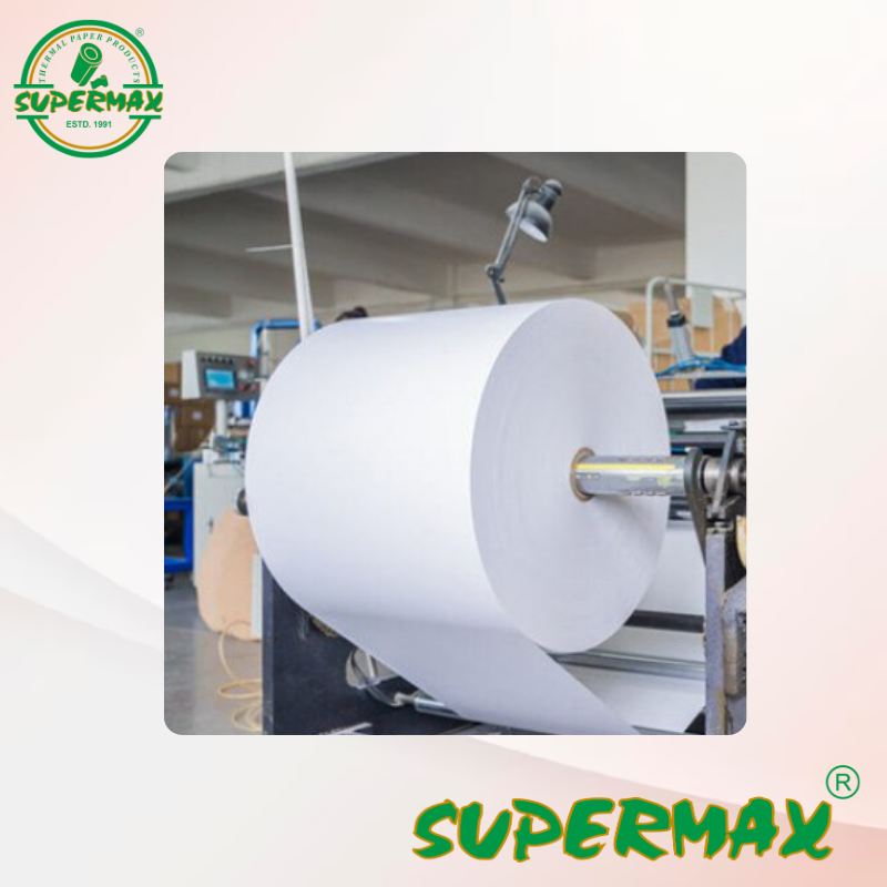 Jumbo Thermal Printing Paper Roll 400MM x 6000M 65GSM | Commercial Use | Single Roll
