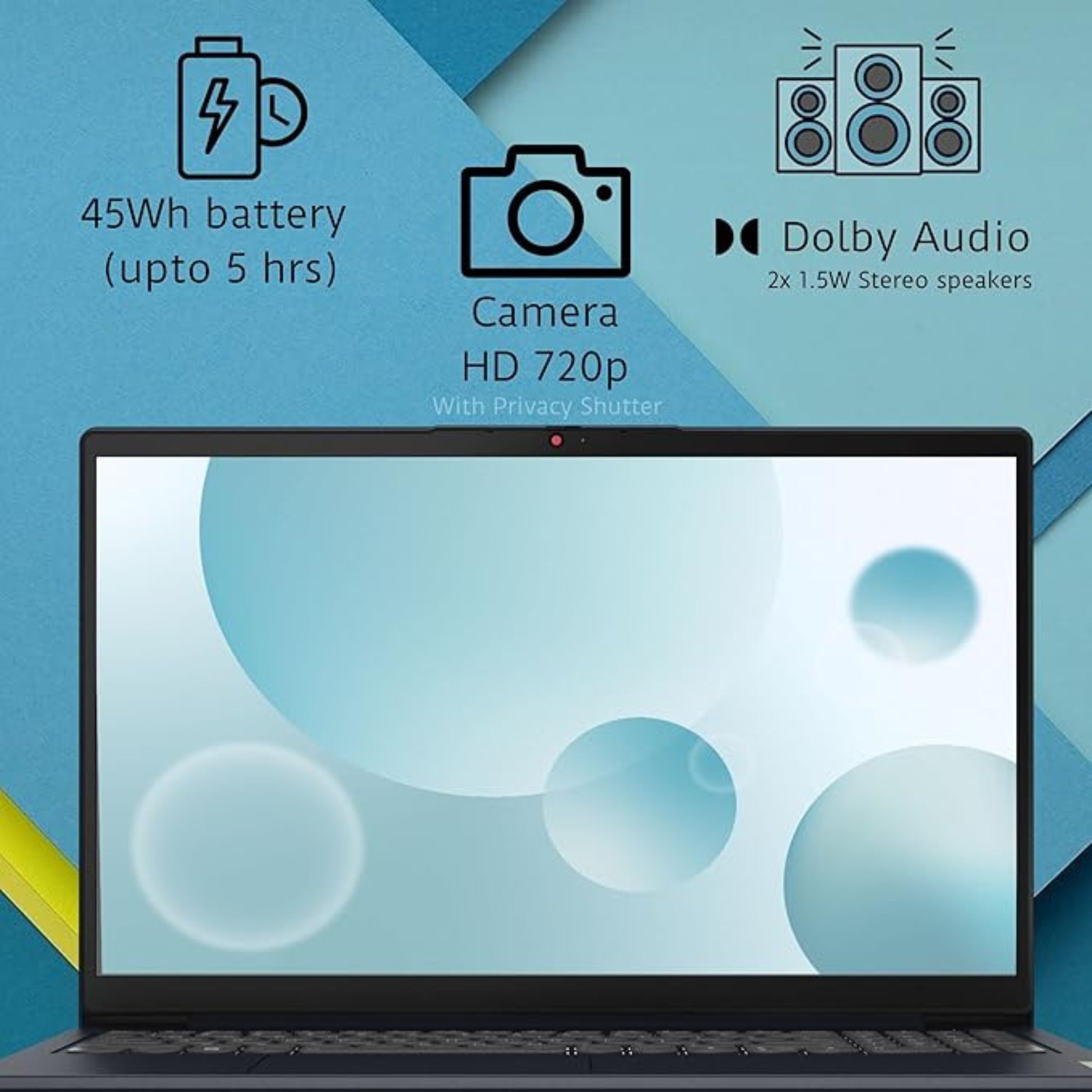 Lenovo IdeaPad 3 Intel Core i3 12TH GEN 8GB RAM/512 SSD 15.6" FHD 82RK007JIN