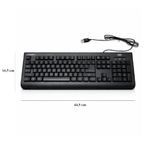 TVS Champ HD (Heavy Duty) USB Wired Keyboard - 1 Year Warranty, 104-Key Full Layout, Laser-Etched Keys (Black)