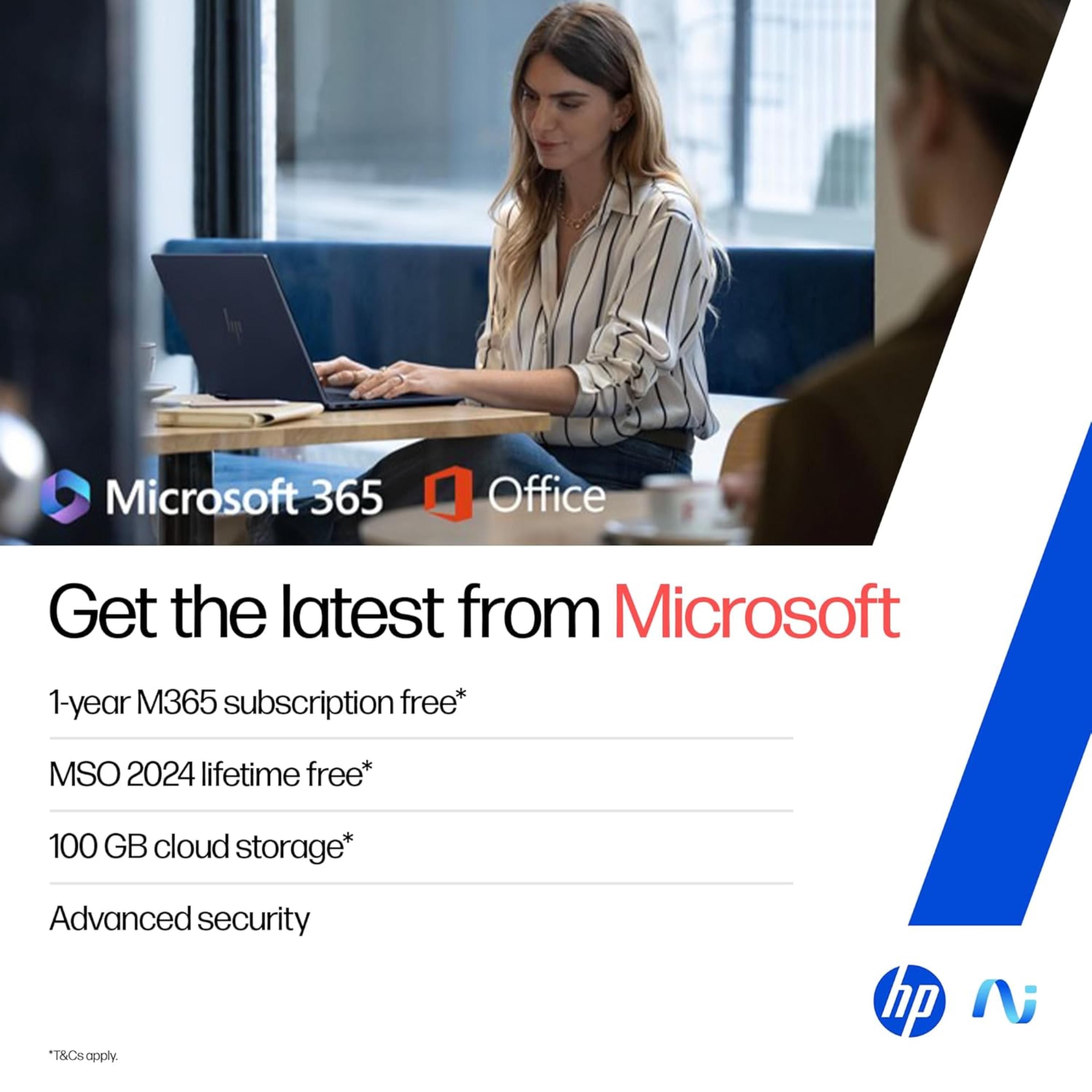 HP OmniBook 7 OLED 14" 3K AI Laptop - Intel Core Ultra 7 255H, 32GB LPDDR5 RAM, 1TB SSD, 120Hz 0.2ms Display, 5MP IR Camera, Backlit Keyboard, Windows 11, MS Office 2024 (Meteor Silver, 1.50kg, fr0116TU)