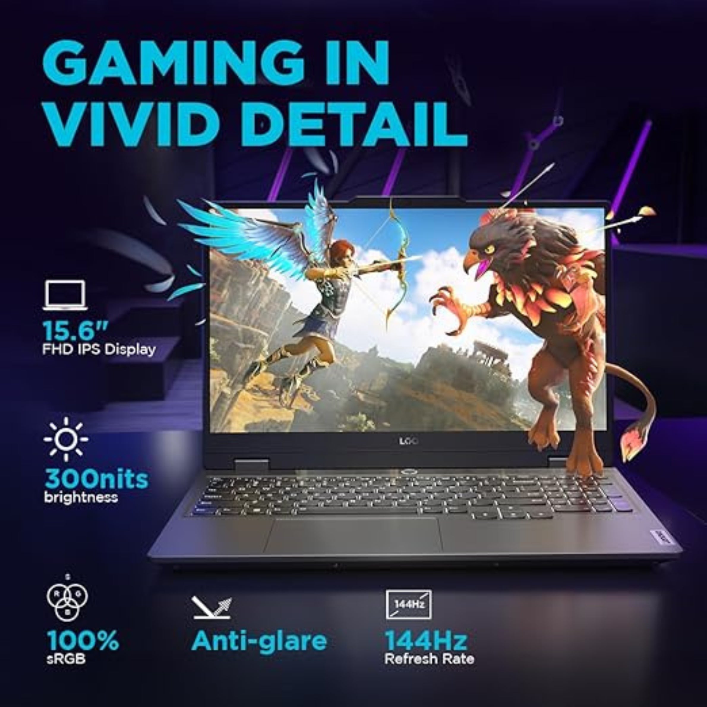 Lenovo LOQ Intel Core i7 13650HX 24GB RAM/512 GB SSD 15.6" FHD IPS 300nits 144Hz 83DV00MKIN