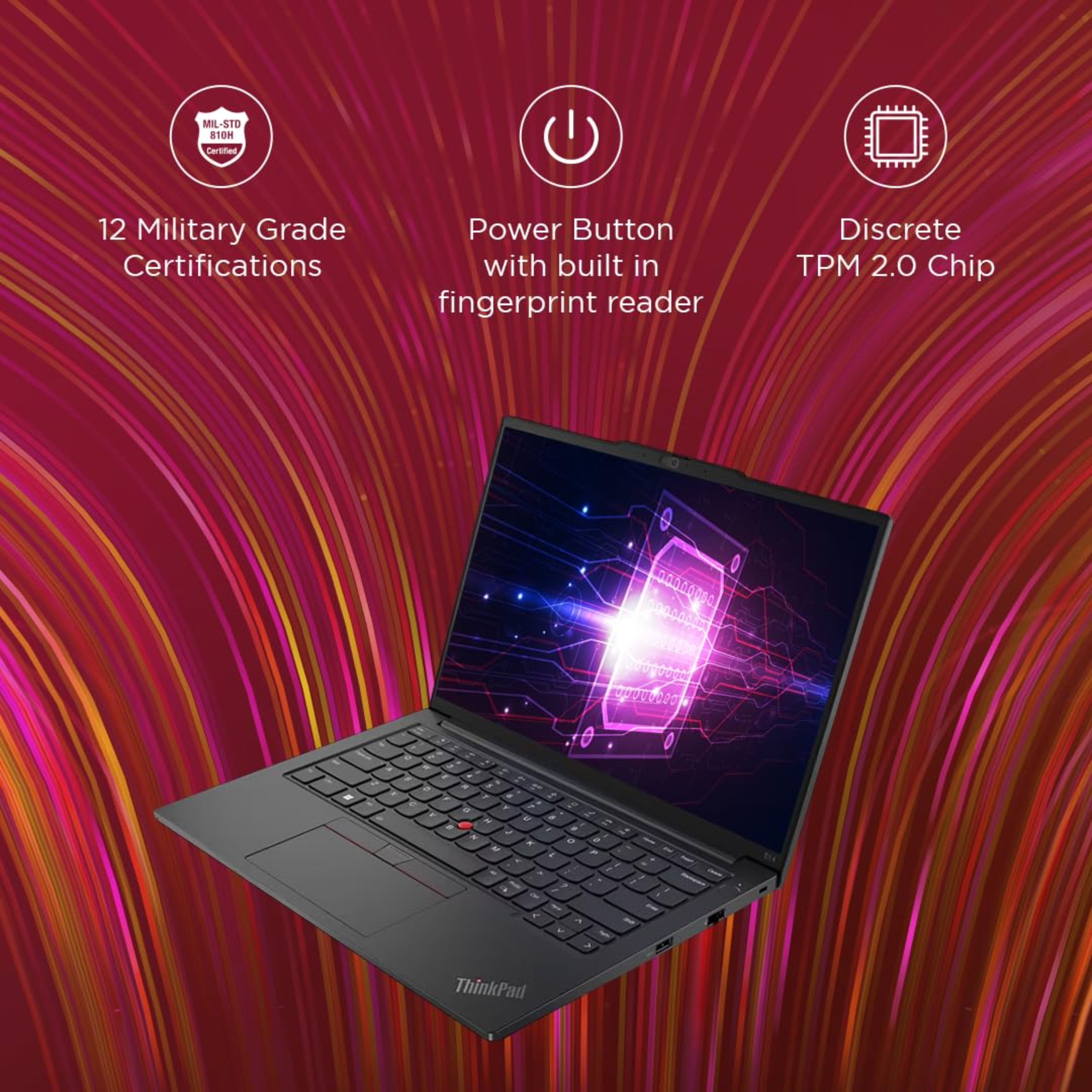 Lenovo ThinkPad E14 14" WUXGA IPS Laptop - AMD Ryzen 5 7535HS, 16GB RAM, 512GB SSD, Backlit Keyboard, Fingerprint Reader, Win 11 Home, Office 2024 (Graphite Black, 1.42kg, 21M3S0AJ00)
