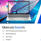 HP 15s-fd0746TU Laptop - Intel Core 5 120U | 16GB RAM | 512GB SSD | 15.6" FHD Display | Windows 11 + MS Office | Silver (Includes Free Laptop Bag)
