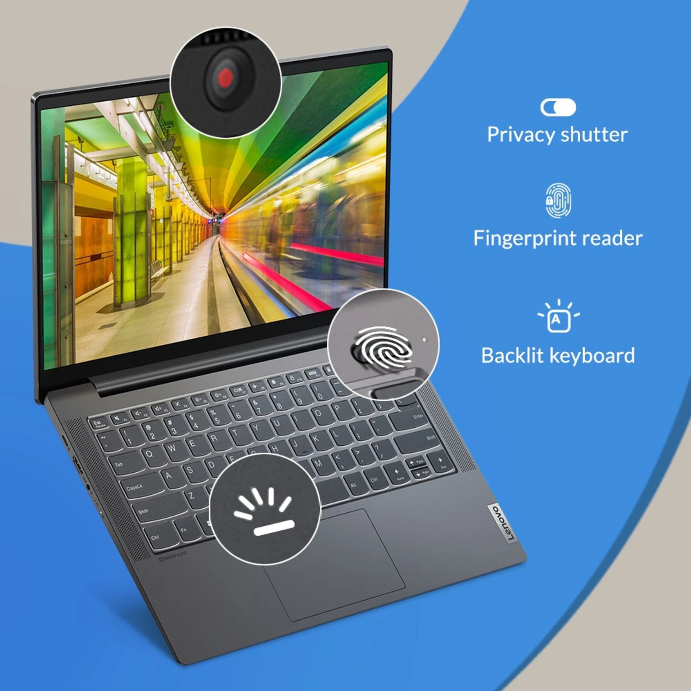Lenovo SLIM 5 Ryzen 7 5700U 8GB RAM/512 SSD 14" FHD 82LM009AIN