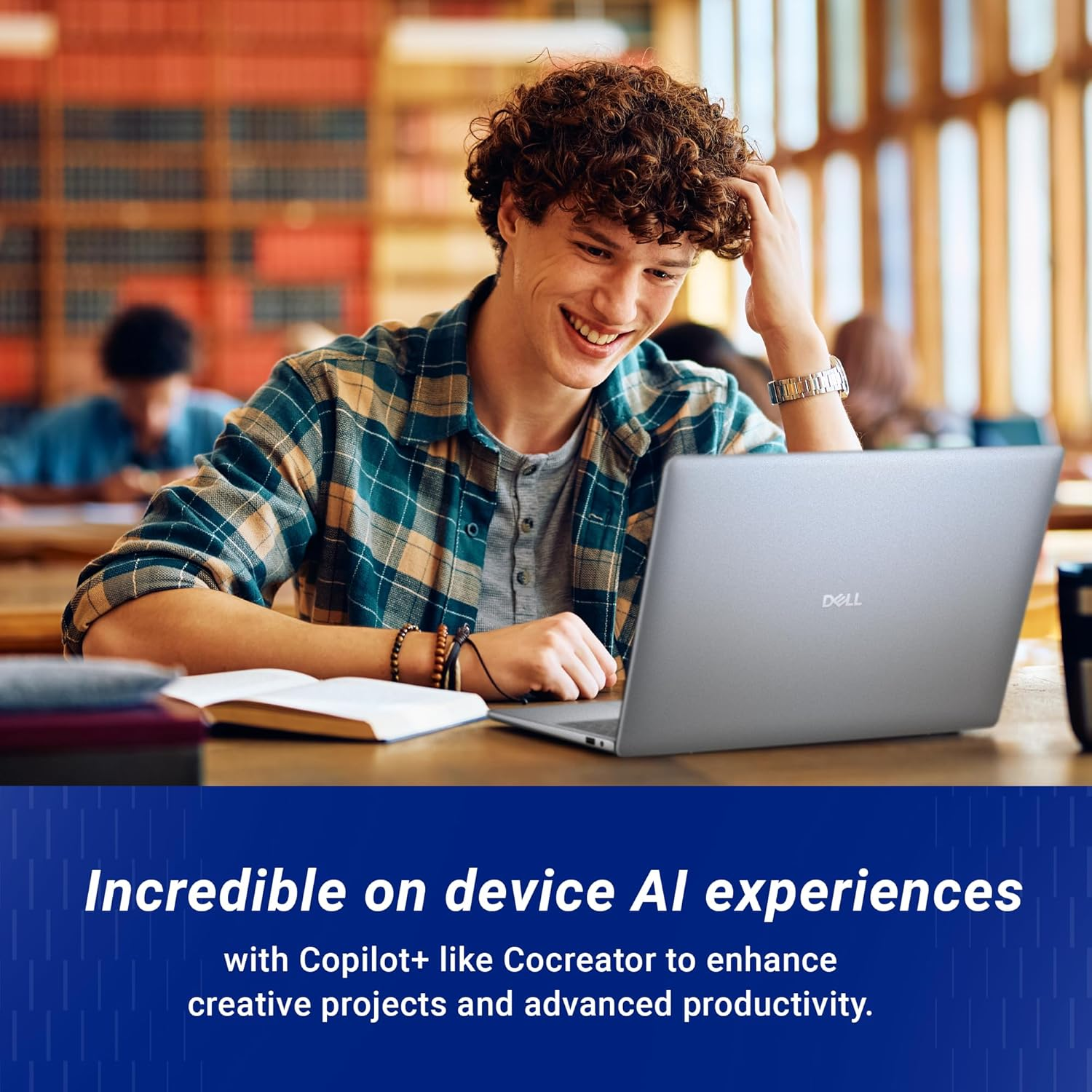 Dell 16 AI Laptop | AMD Ryzen AI 5 340 Processor | 16GB LPDDR5X RAM | 512GB SSD | 16" FHD+ IPS Display | AMD Radeon Graphics | Windows 11 Home | MS Office 2024 | Ice Blue