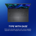 Dell Inspiron 15 3540 / DC15250 (ODC1525002101RINB1) 15.6" FHD Laptop (Intel Core 3 100U / 16GB RAM / 512GB SSD / Windows 11 / MS Office H&S 2024 / Carbon Black)