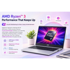 Acer One 15 15.6" FHD IPS Laptop - AMD Ryzen 3 7320U, 8GB LPDDR5 RAM, 512GB NVMe SSD, Windows 11 Home, HD Webcam, Long Battery Life (AO15-41M-G2)