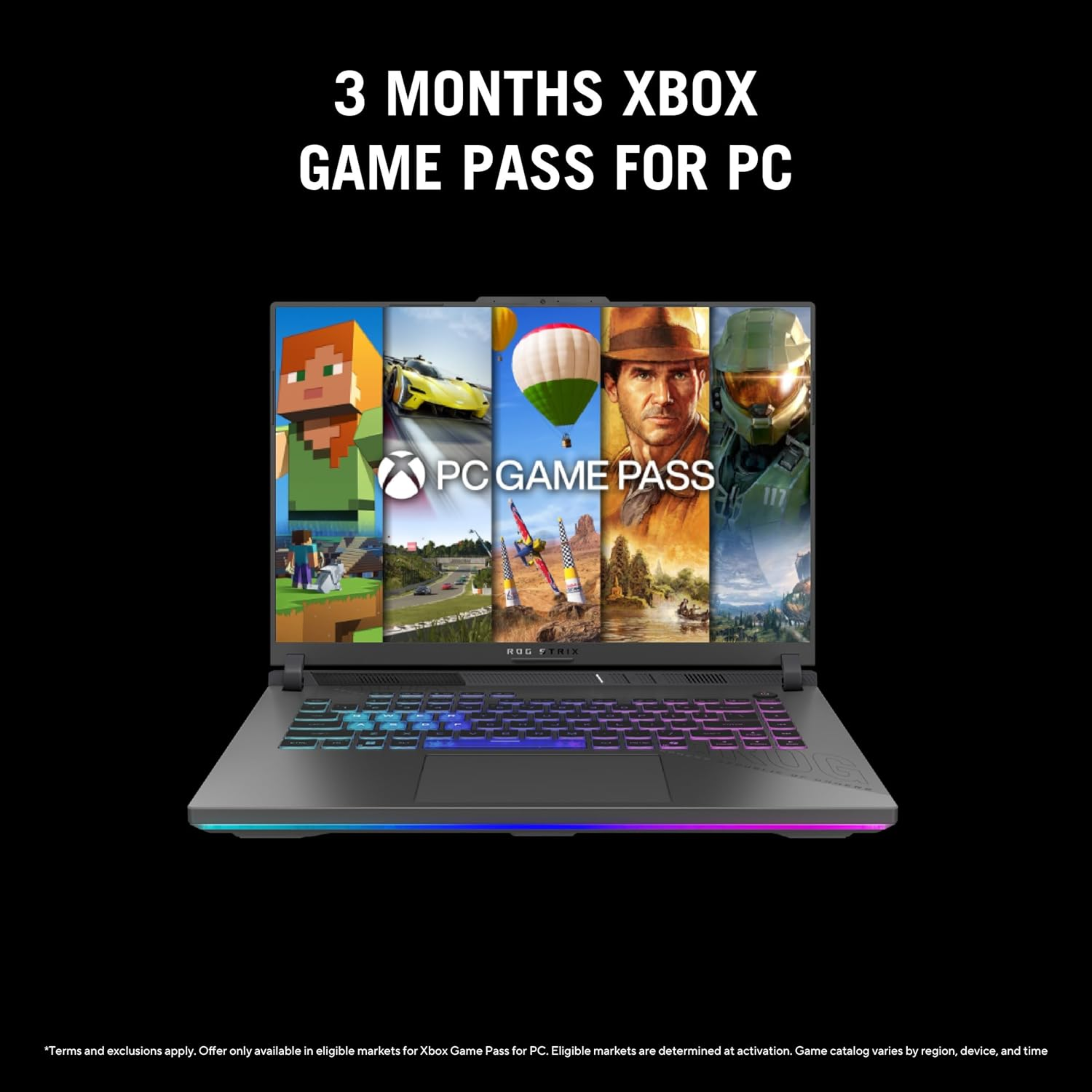 ASUS ROG Strix G16 16.0" 2.5K QHD+ 240Hz Gaming Laptop - AMD Ryzen 9 8940HX, NVIDIA GeForce RTX 5060 8GB (115W TGP), 16GB DDR5 RAM, 1TB SSD, 90Whr Battery, Windows 11 Home, Office Home 2024 & Microsoft 365 Basic (Eclipse Gray, 2.50kg, G614PM-S5046WS)