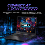 Acer Predator Helios 16 AI Gaming Laptop 16" WQXGA - 14th Gen Intel Core i9, 16GB RAM, 1TB SSD, NVIDIA GeForce RTX 4070, Windows 11 Home (Abyssal Black, PH16-72)