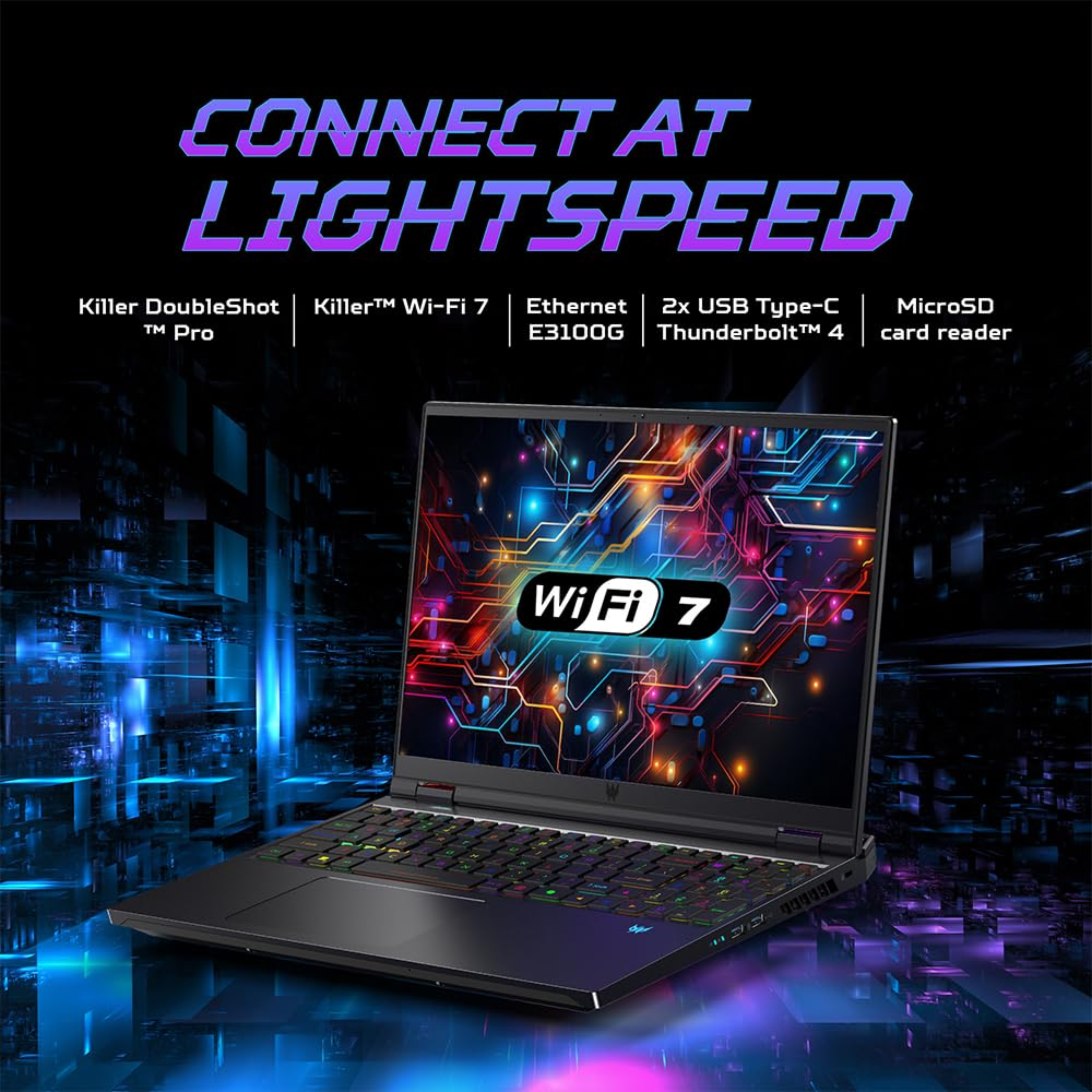 Acer Predator Helios 16 AI Gaming Laptop 16" WQXGA - 14th Gen Intel Core i9, 16GB RAM, 1TB SSD, NVIDIA GeForce RTX 4070, Windows 11 Home (Abyssal Black, PH16-72)