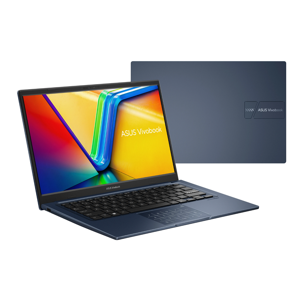 ASUS Vivobook 14 X1404VA-NK760WS 14" FHD Laptop (Intel Core i3-1315U / 8GB RAM / 512GB SSD / Windows 11 / MS Office / Backlit Keyboard / Quiet Blue)