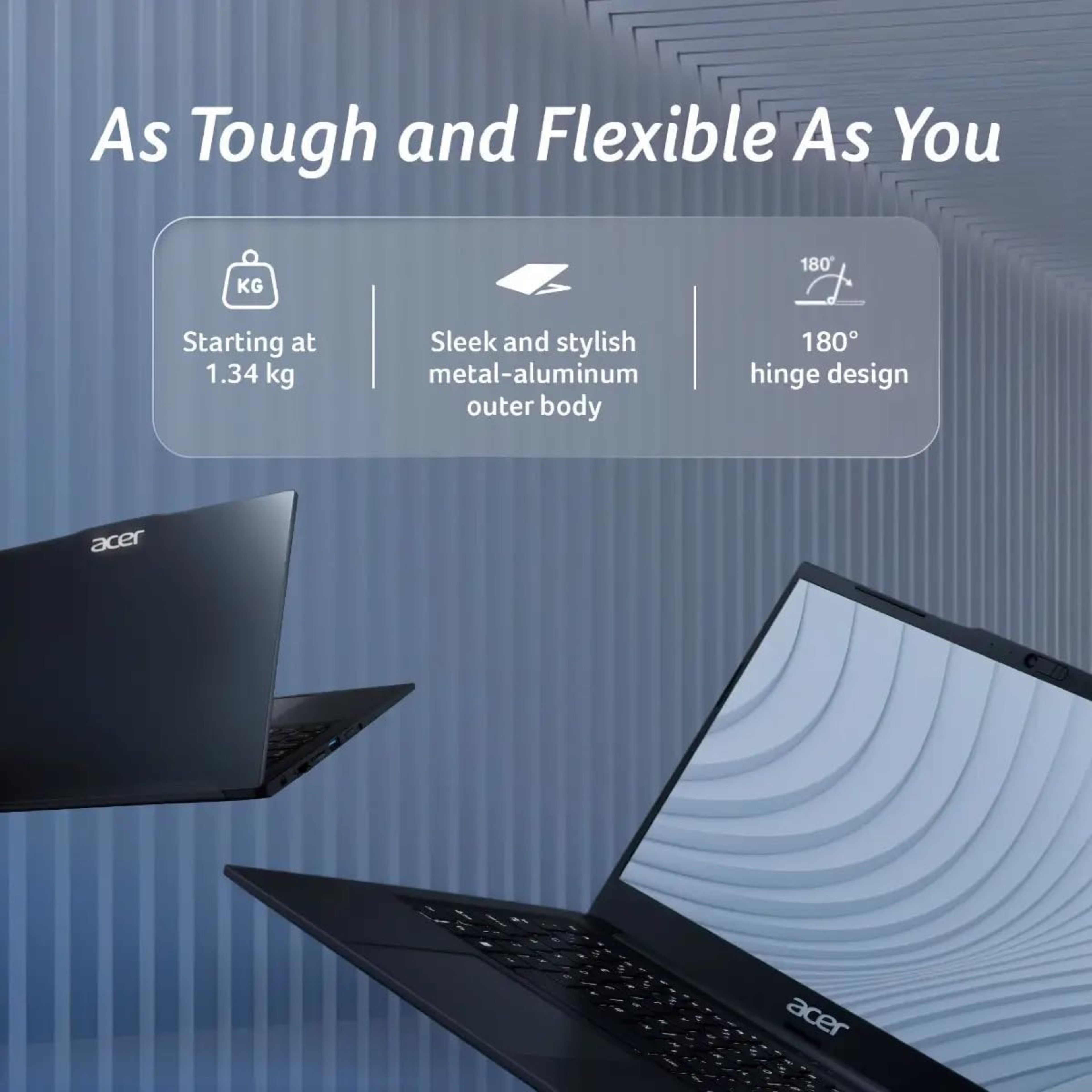 Acer TravelLite 14" FHD Thin & Light Metal Body Laptop - AMD Ryzen 3 5400U, 8GB RAM, 512GB SSD, Windows 11 Home, MS Office 2021, Wi-Fi 6 (TL04-41M)