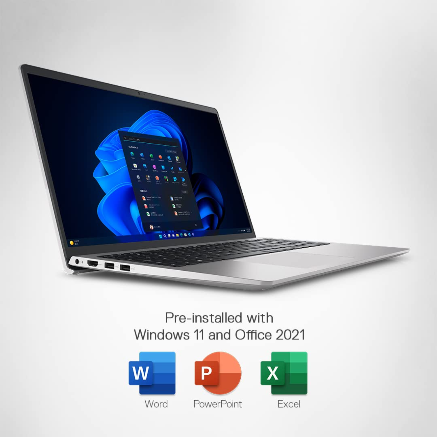 Dell Inspiron 3511 15 Laptop | Intel Core i5-1135G7 | 8GB RAM | 512GB PCIe SSD | 15.6" Full HD Display | Windows 11 Home + Microsoft Office 2021 | Intel Iris Xe Graphics
