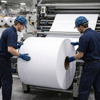 Jumbo Rolls 400MMX6000 METERS 55 GSM,Qty.1.