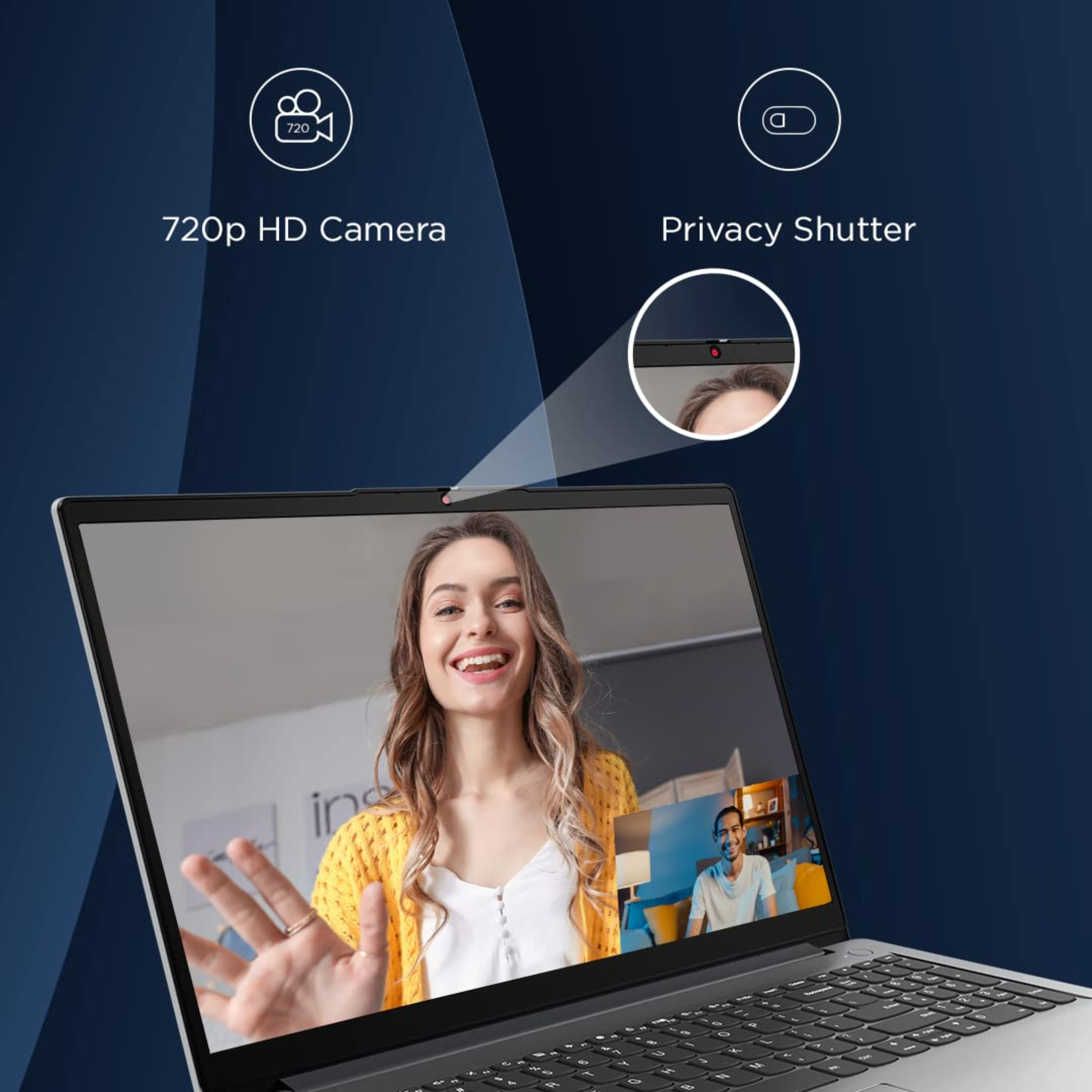Lenovo IdeaPad Slim 1 15.6" HD Thin and Light Laptop - AMD Ryzen 5 5500U, Integrated AMD Radeon Graphics, 8GB RAM, 512GB SSD, Dolby Audio, Windows 11 Home, MS Office 2024 (Grey, 1.6kg, 82R4011MIN)