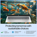 HP 14 AI Laptop (ep1151TU) 14" Micro-Edge FHD Anti-Glare - Intel Core Ultra 7 155H, 16GB DDR5 RAM, 512GB SSD, FHD Camera, Windows 11, MS Office 2024 / M365 (Natural Silver, 1.4kg)