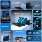 Acer TravelLite Smart 14" FHD Laptop - 13th Gen Intel Core i5-1334U (8 Core), 8GB RAM, 512GB NVMe SSD, Intel Iris Xe Graphics, Win 11, 3 Year Brand Warranty (TL04-51M)