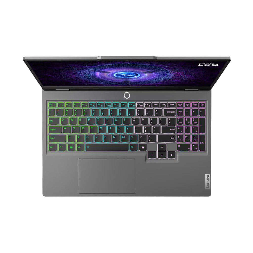 Lenovo LOQ 15.6" FHD 144Hz Gaming Laptop - 13th Gen Intel Core i5 13450HX, NVIDIA GeForce RTX 3050 6GB, 16GB RAM, 512GB SSD, Win 11, Office Home 2024 (Grey, 2.4kg, 83DV01A9IN AI Gaming Laptop)