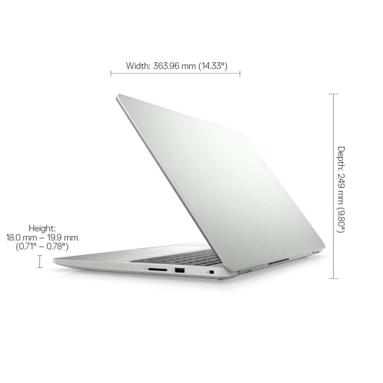 Dell Inspiron 15 Laptop D560348WIN9S | AMD Ryzen 5 5500U | 8GB RAM | 512GB SSD | 15.6" FHD Display | Windows 11 | MS Office 2021