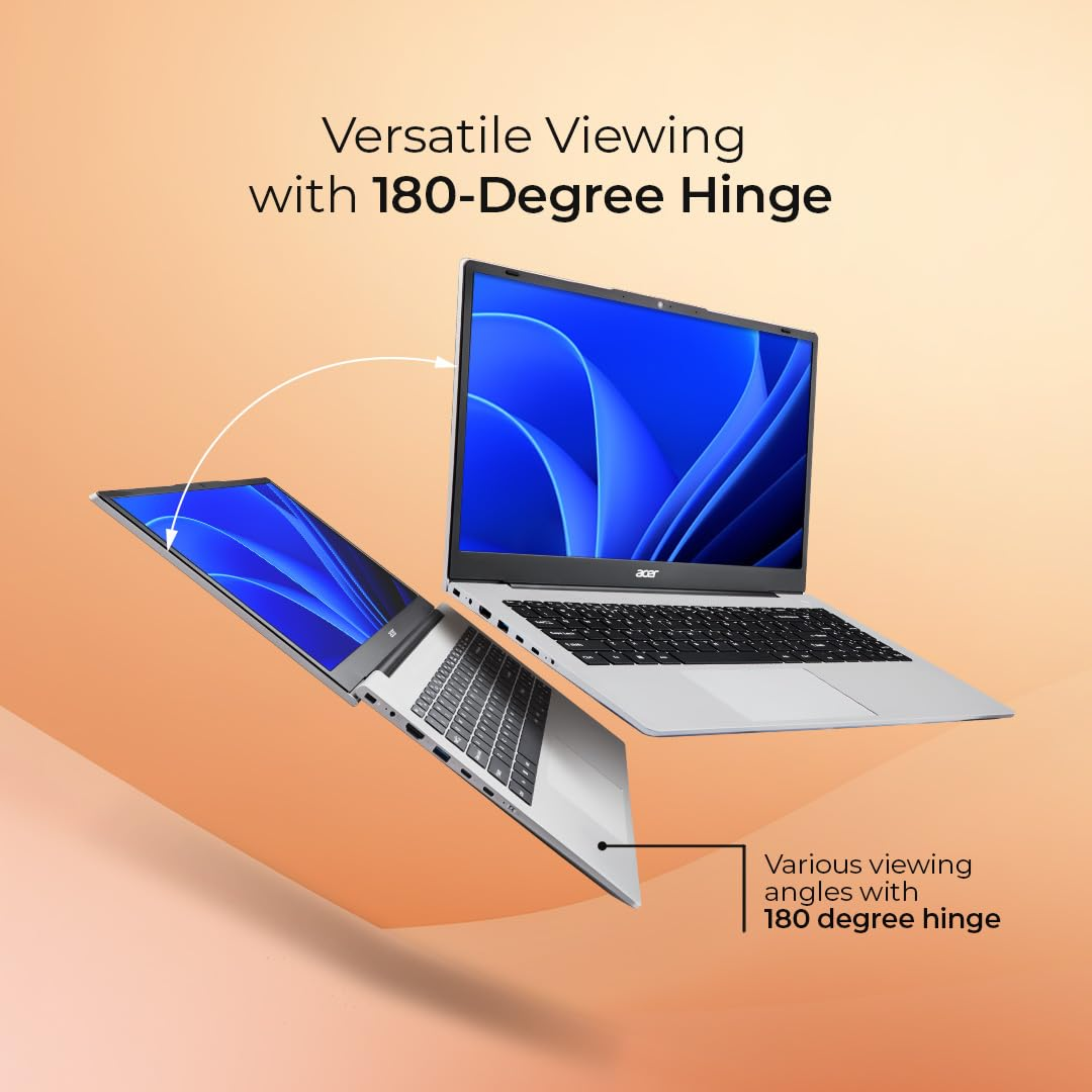 Acer Aspire 15.6" FHD IPS Laptop - AMD Ryzen 3-7330U, 16GB RAM, 512GB SSD, AMD Radeon Graphics, WiFi 6, Win 11 Home (Pure Silver, 1.79kg, AS15-42)