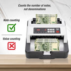 TVS Electronics CC-232 Classic Heavy-Duty Cash Counting Machine | 1200 Notes/Min High Speed | Advanced UV, MG & IR Fake Note Detection | Fully Automatic Money Counter for Indian Currency