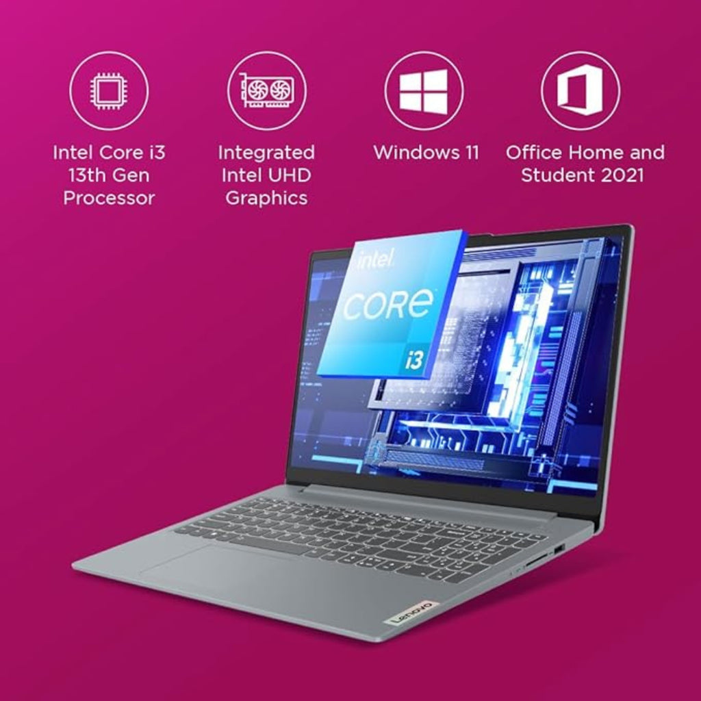 Lenovo IdeaPad 3 Intel Core i3 13TH (GEN) 8GB RAM/512 SSD 15.6" FHD 82X70032IN