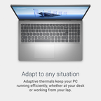 Dell Inspiron 15 (DC15250) Laptop | Intel Core i7-1355U 13th Gen | 16GB DDR5 RAM | 512GB SSD | 15.6" FHD 120Hz Anti-Glare Display | Intel Iris Xe Graphics | Windows 11 Home | MS Office 2024 | Carbon Black