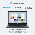 ASUS Vivobook S14 Metallic Design 14.0" FHD+ 60Hz Laptop - Intel Core Ultra 5 225H, Intel iGPU, 16GB RAM, 512GB SSD, Windows 11 Home, Office Home 2024 & Microsoft 365 Basic (Cool Silver, 1.40kg, S3407CA-LY060WS)