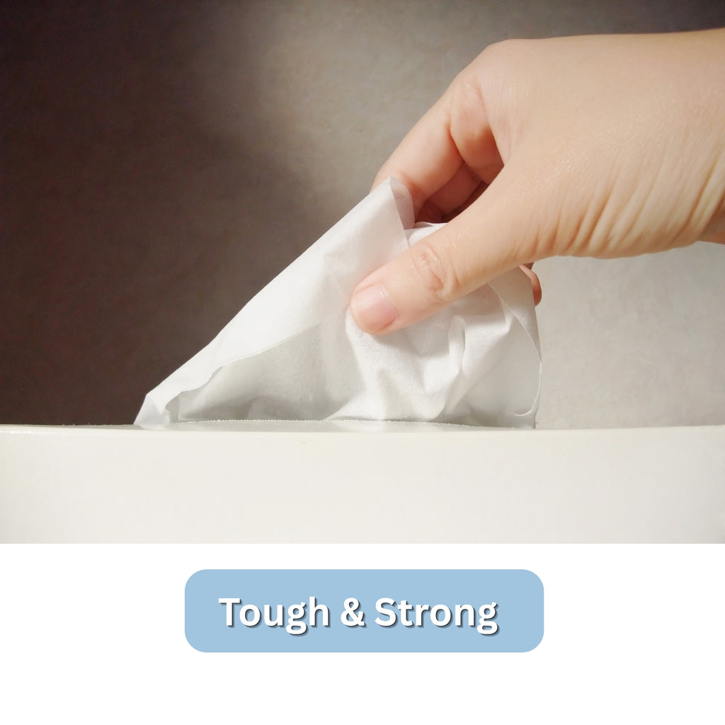 SUPERMAX Hard Tissue Paper 50 Pcs Pack | Strong Multipurpose Tissue for Kitchen & Dining Use