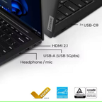 Lenovo ThinkPad E14 Gen 5 14.0" WUXGA IPS Laptop - AMD Ryzen 5 7535HS, 16GB RAM, 512GB SSD, 300Nits, Win 11 Pro, Fingerprint Reader, Backlit Keyboard, 3Y Premier Warranty (Black, 1.42kg, 21M3008UIG)