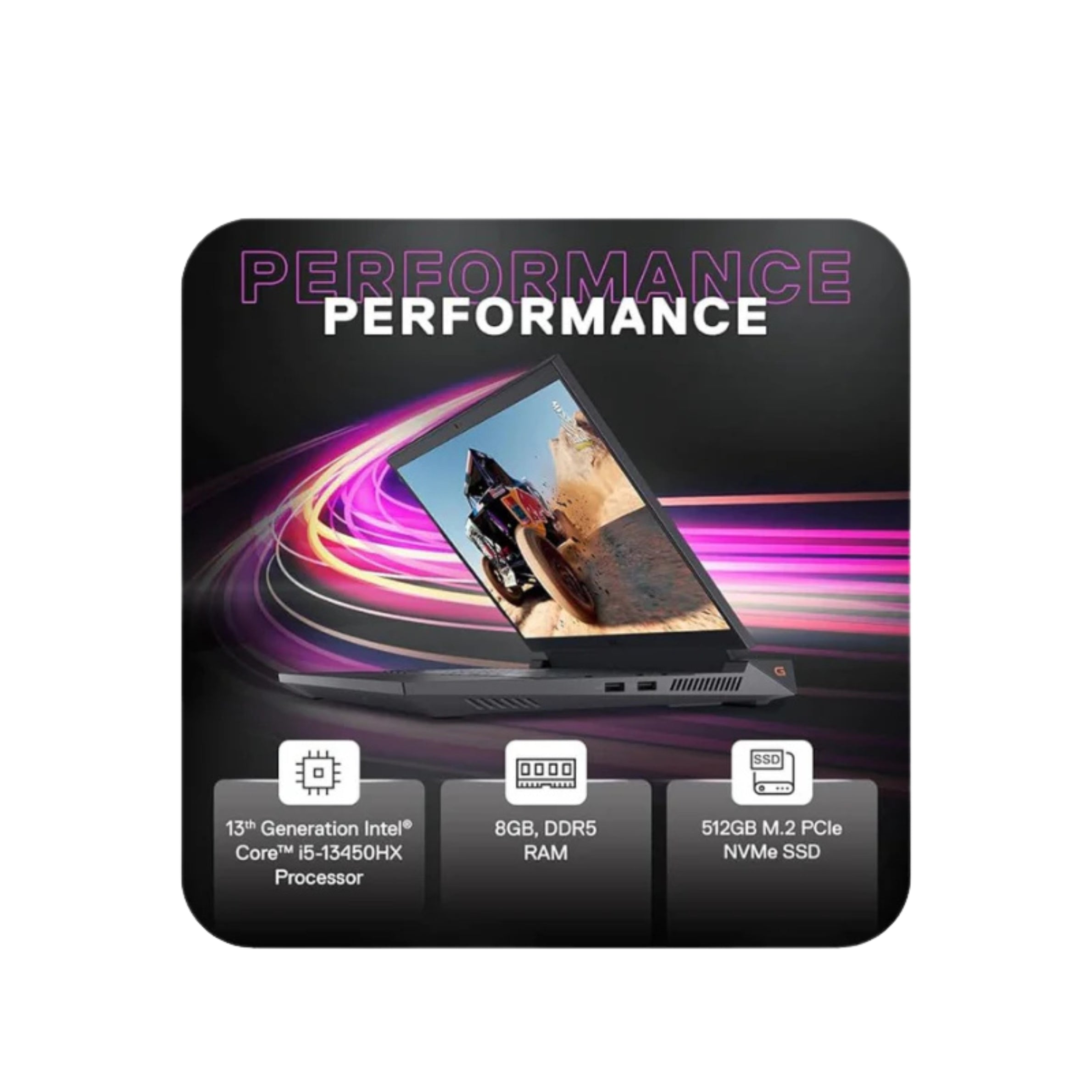 DELL INSPIRON (OGN5530112501RIN) G15-5530 I5 13TH GEN 8GB/512 SSD 6GB RTX 3050 GAMING LAPTOP