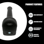 TVS Electronics BS-i201G WL Wireless 2D Bluetooth Barcode Scanner | Dual Mode (Bluetooth & 2.4GHz) | QR Code Reader for Retail & Inventory