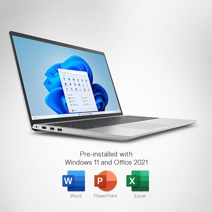 DELL INSPIRON (D560840WIN9S) 3525 RYZEN5 R5-5500U 8GB/512 SSD 15.6" FHD  Laptop