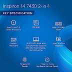 DELL INSPIRON ( IC74302KHCK001ORS1) 7430 I3 13TH GEN 8GB /512 SSD 14" FHD TOUCH Laptop